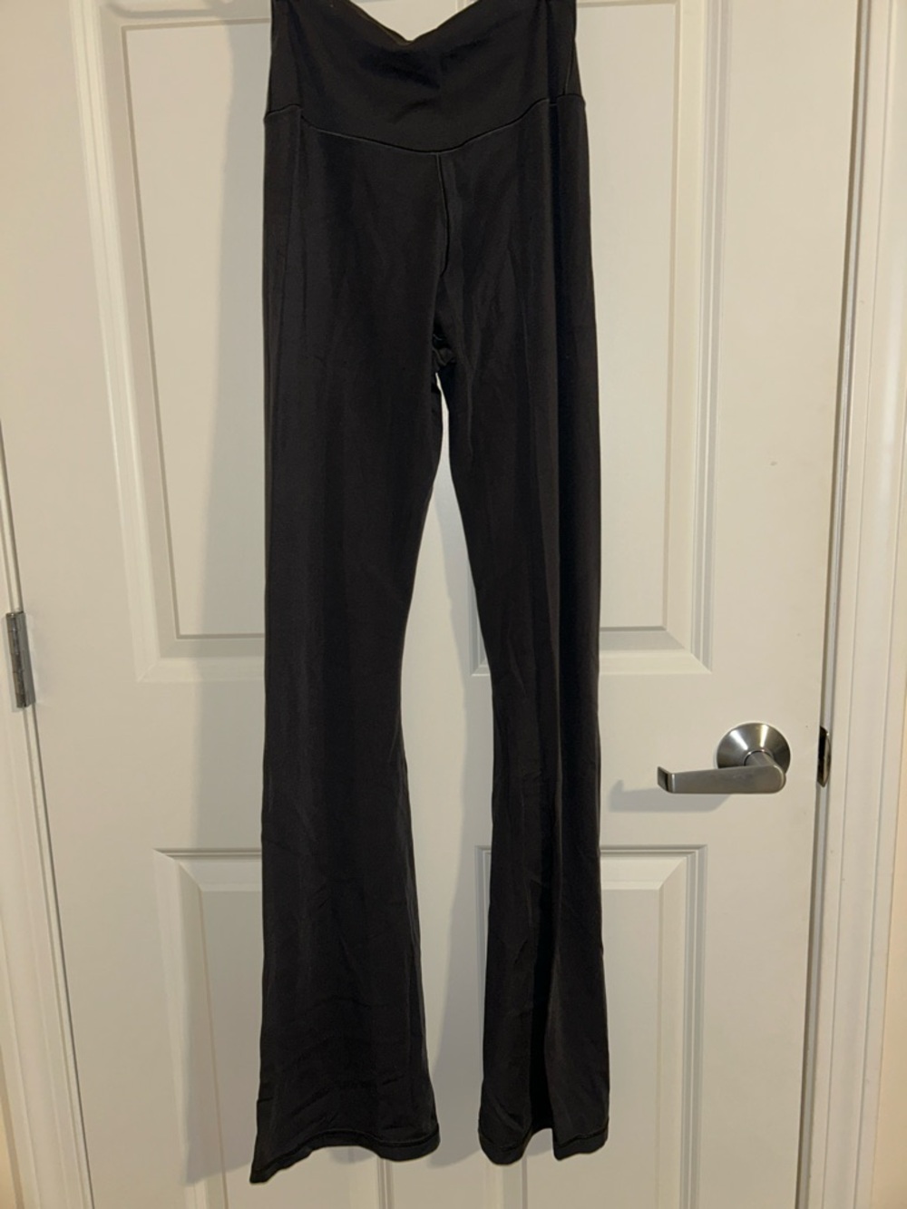 Aerie Dark Gray High-Waist Flared Yoga Pants